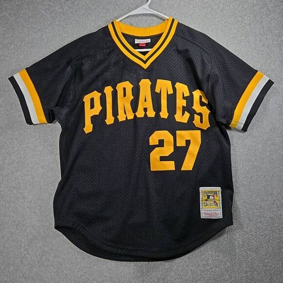 Mitchell & Ness Jersey Mens Large Cooperstown 27 Tekulve Pittsburgh Pirates 44